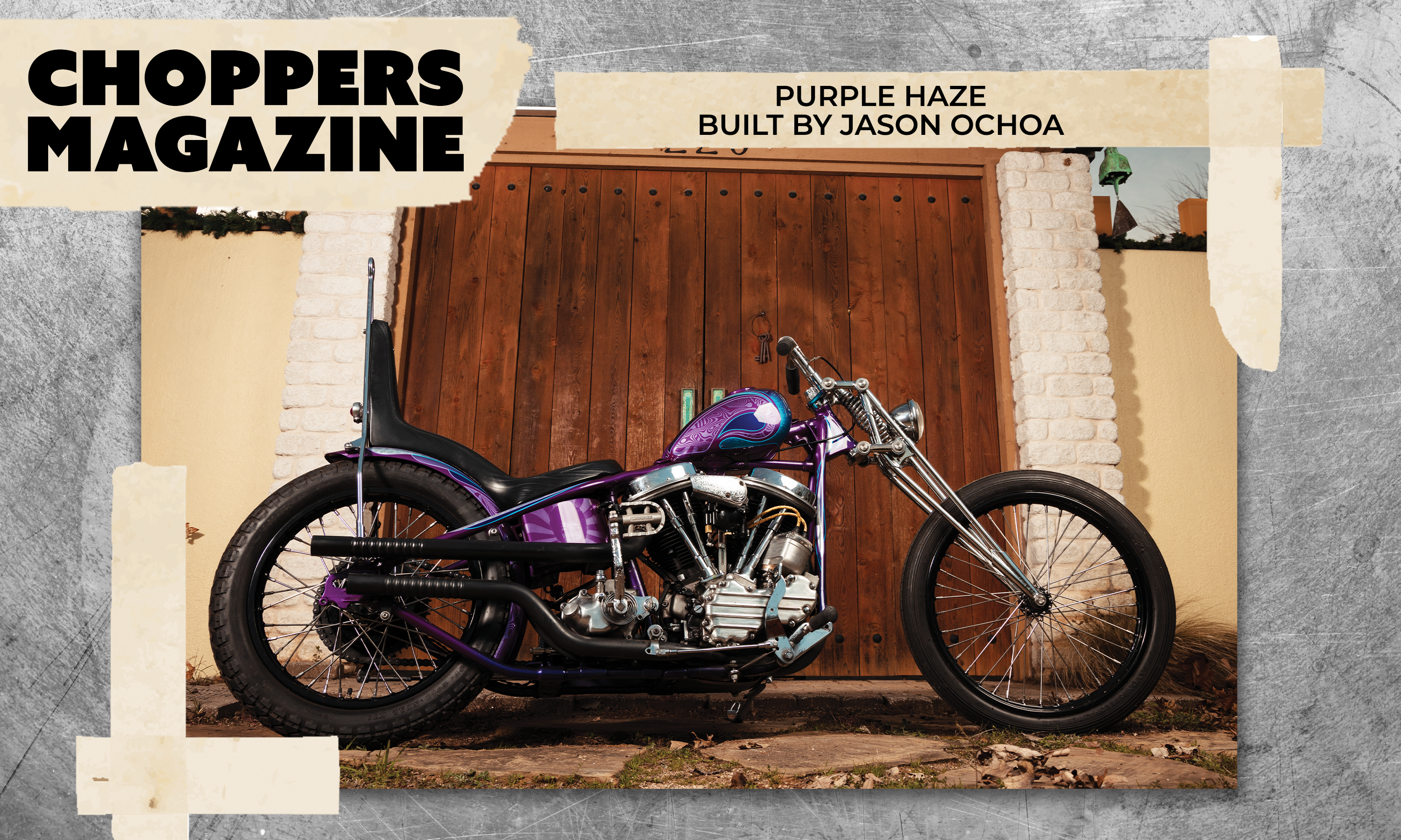 hinz & kunst バンドオブジェ Chopper Purple Haze Built By Jason Ochoa – Choppers