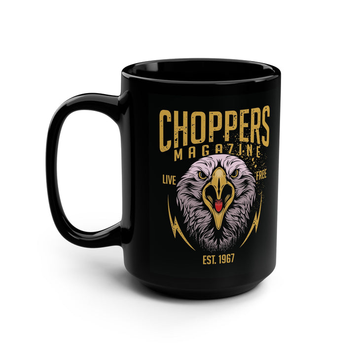 Live Free Black Mug - 15oz