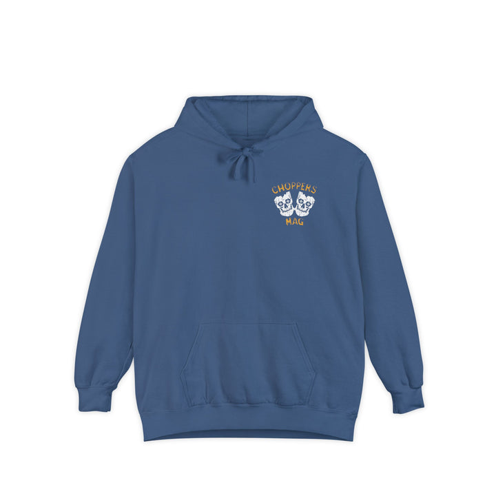 Pan Skull Garment-Dyed Hoodie