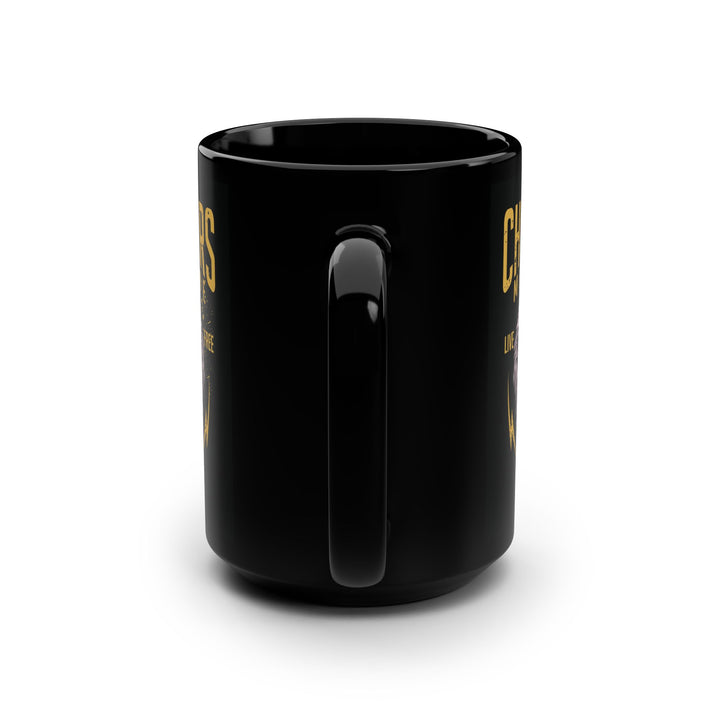 Live Free Black Mug - 15oz