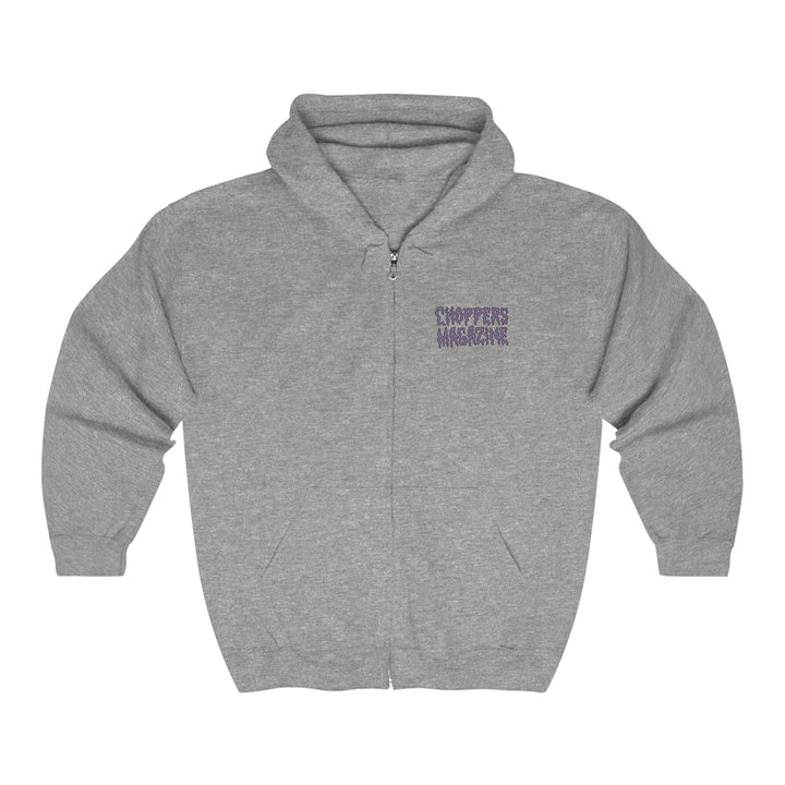 Choppers Smoke Full Zip Hooded Sweatshirt