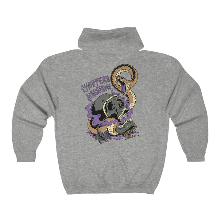 Choppers Smoke Full Zip Hooded Sweatshirt