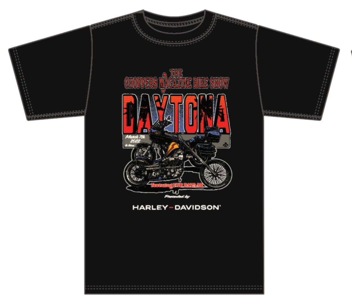 Choppers Magazine Choppers Wing Black Tshirt