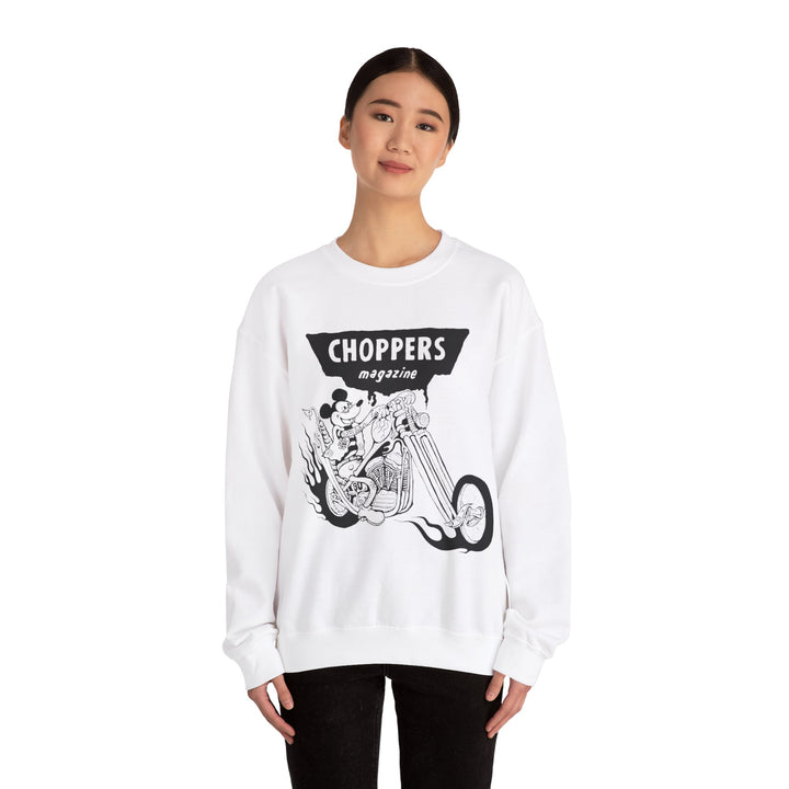 Chopper Mouse Crewneck Sweatshirt