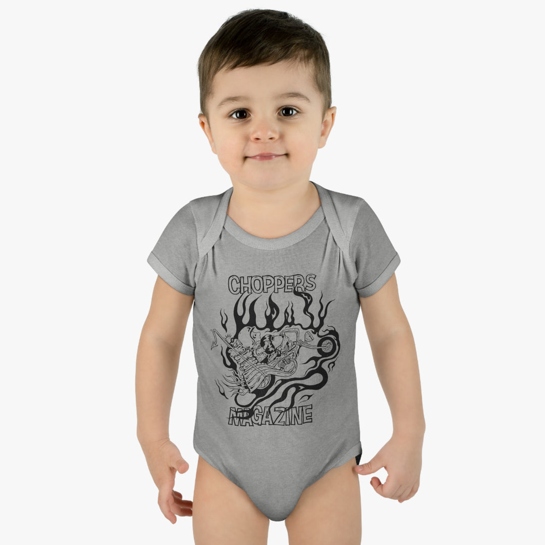 Chopper Dogs Baby Onesie