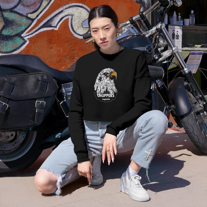 Women's Hard Eagle Cropped Sweatshirt
