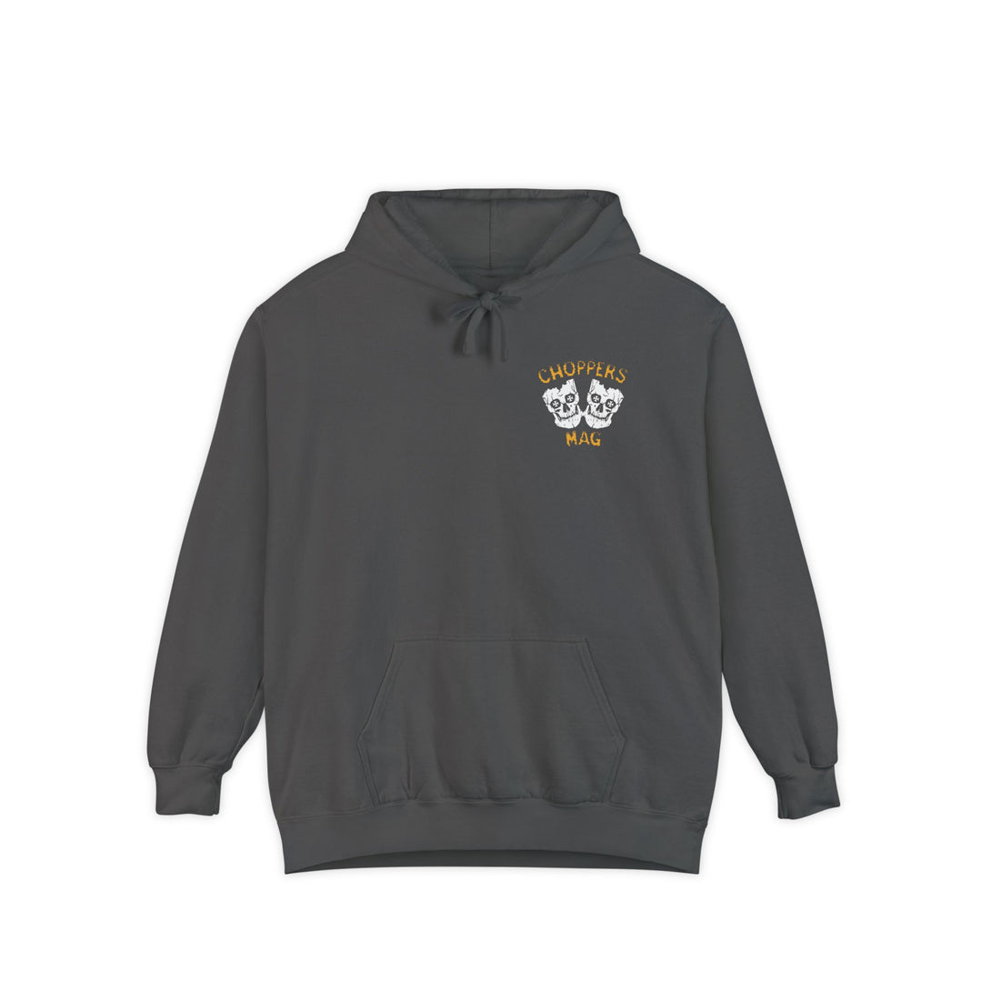 Pan Skull Garment-Dyed Hoodie