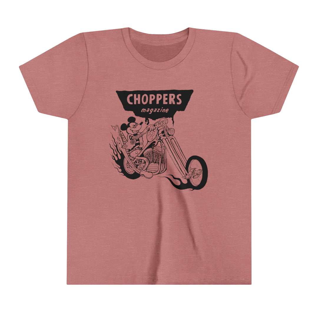 Chopper Mouse Youth Short Sleeve Tee