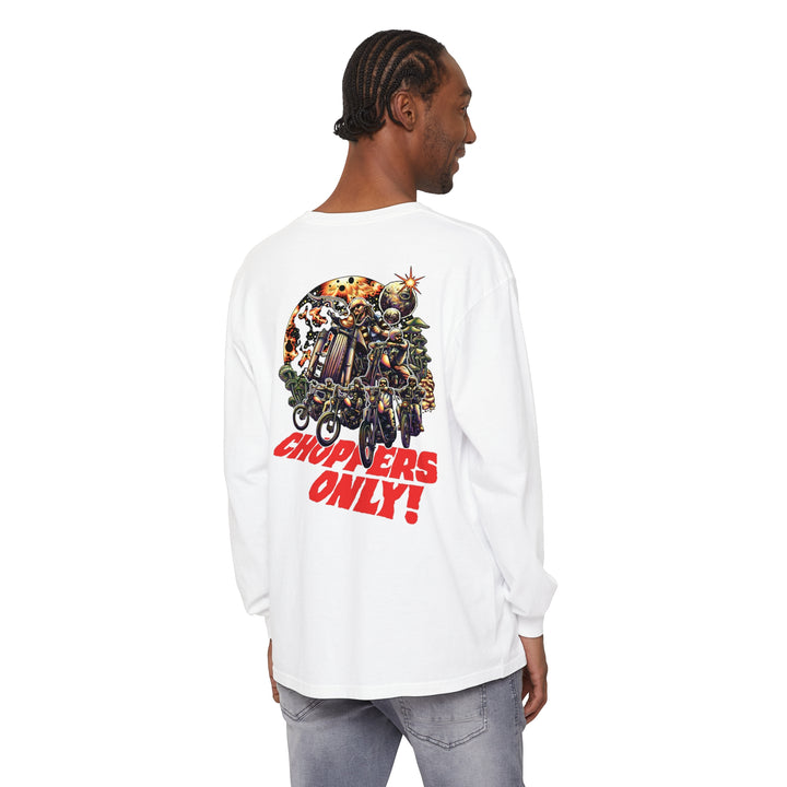 Choppers Only World Garment-Dyed Long Sleeve T-Shirt