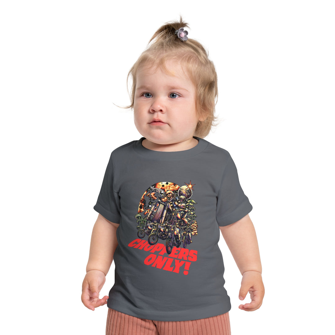 Cool Choppers Only Baby T-Shirt - Fun Graphic Tee for Little Riders