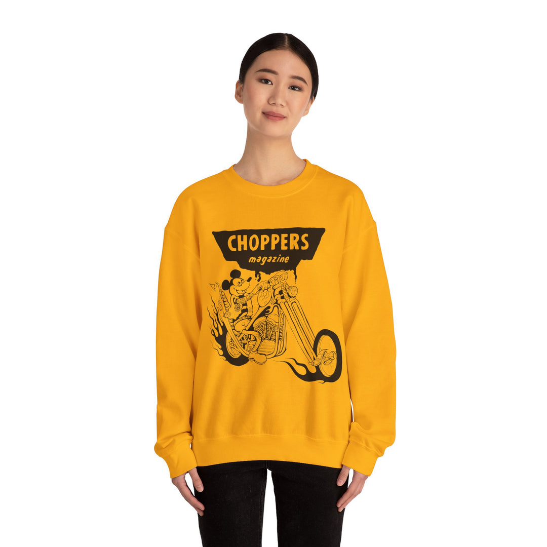 Chopper Mouse Crewneck Sweatshirt