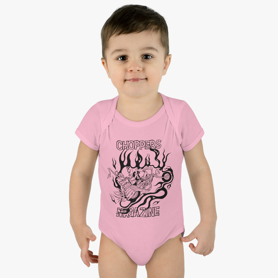 Chopper Dogs Baby Onesie