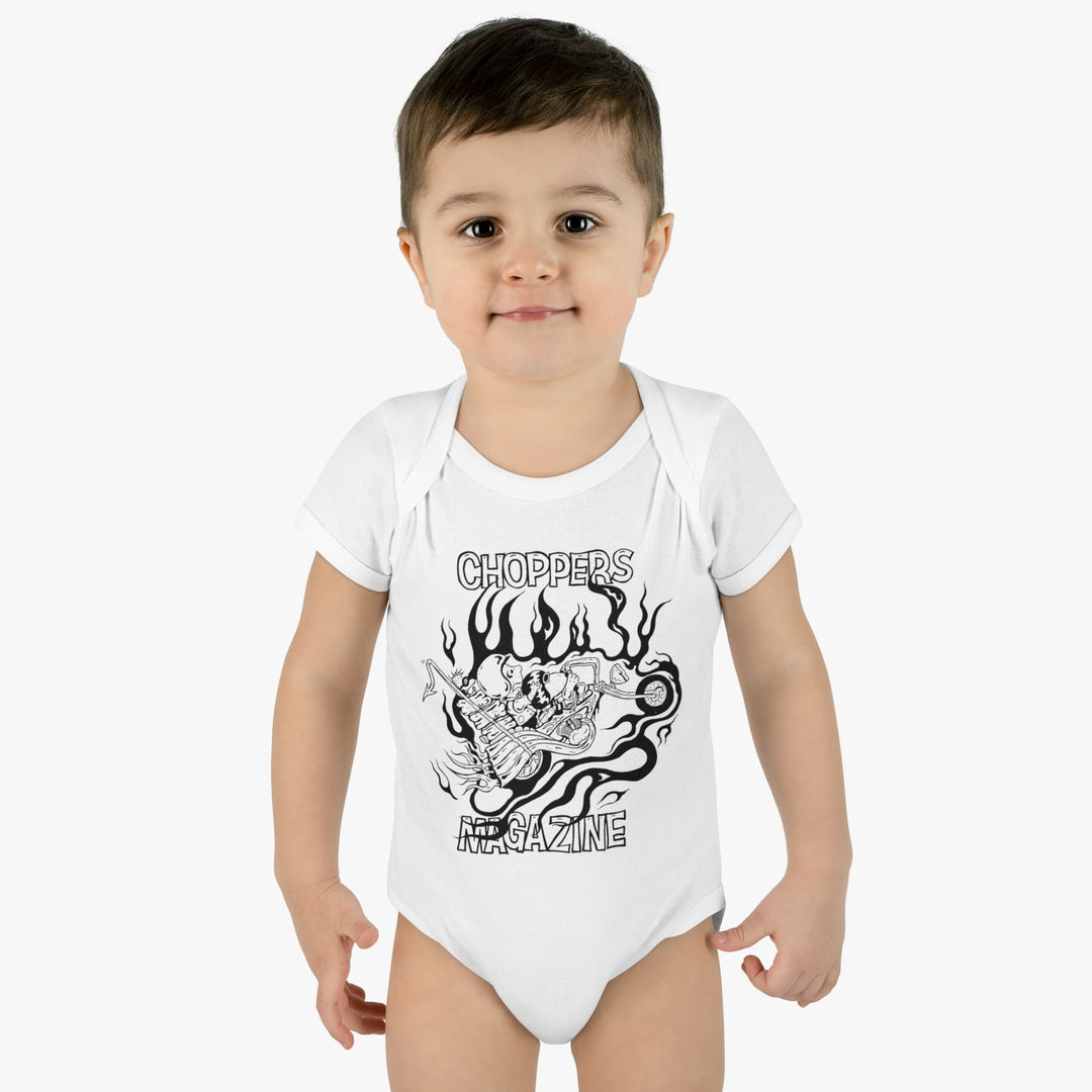 Chopper Dogs Baby Onesie