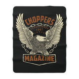 Freedom Eagle Sherpa Fleece Blanket