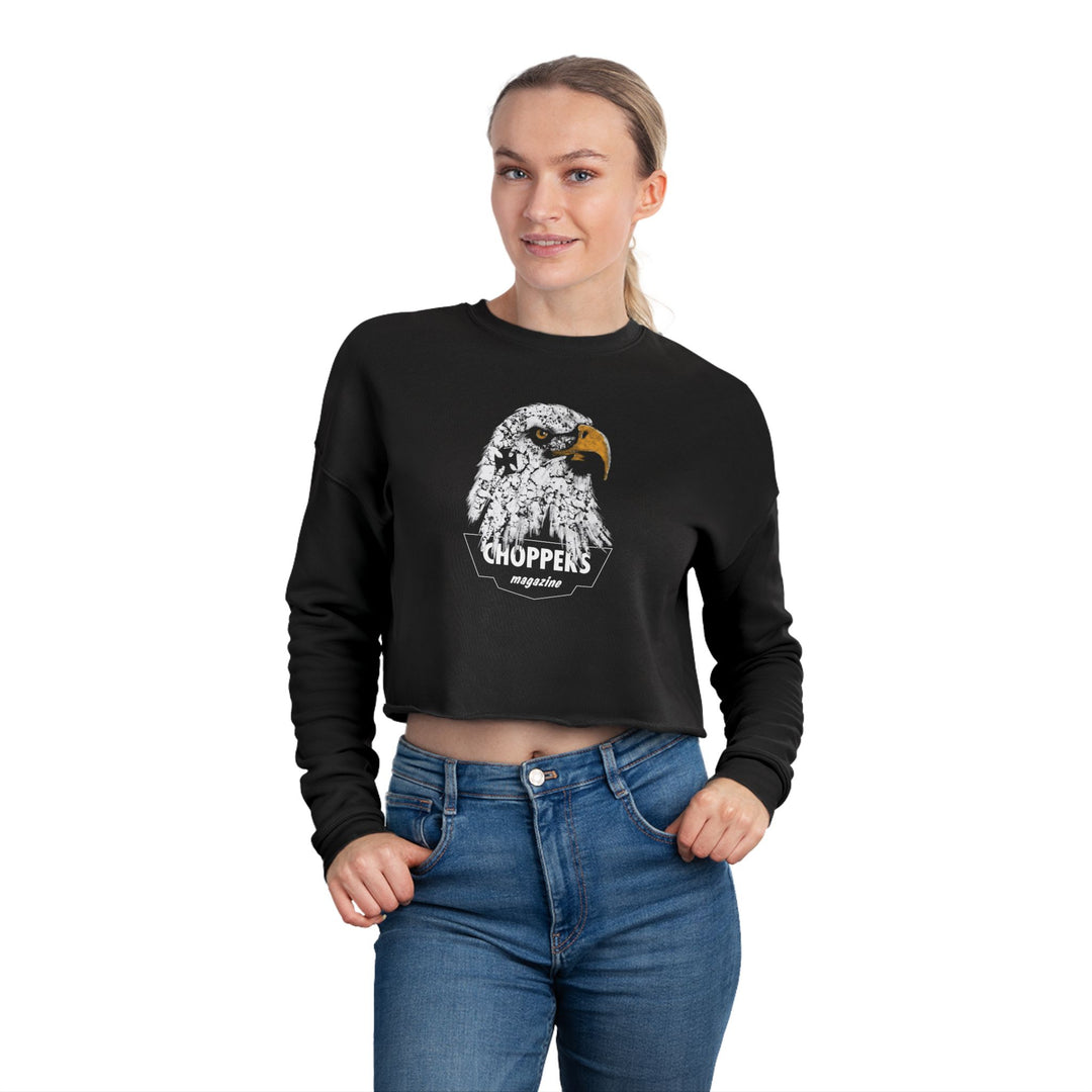 Women's Hard Eagle Cropped Sweatshirt