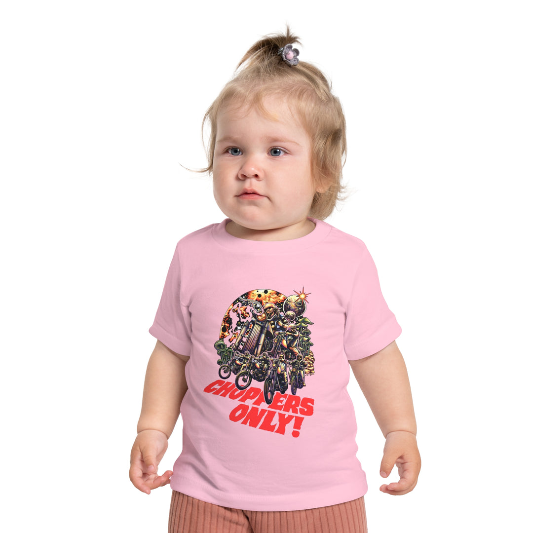 Cool Choppers Only Baby T-Shirt - Fun Graphic Tee for Little Riders