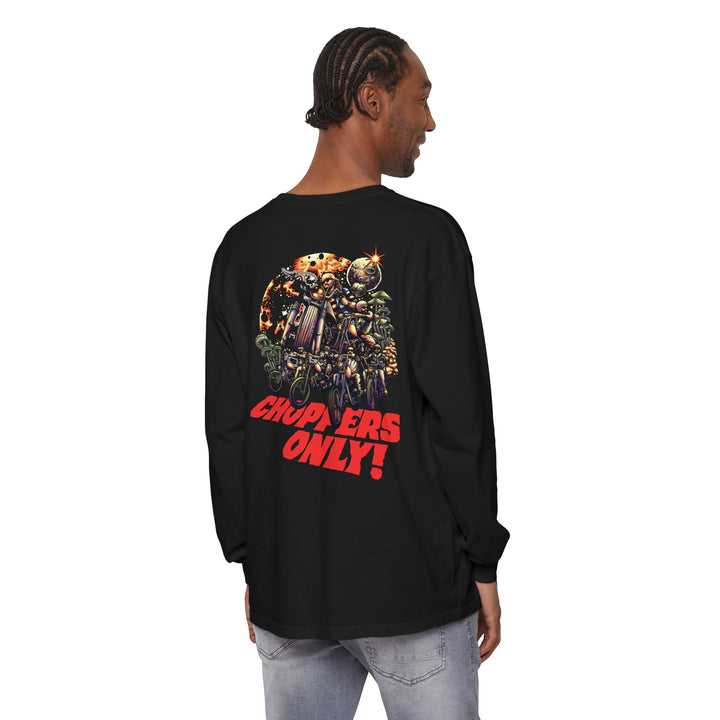 Choppers Only World Garment-Dyed Long Sleeve T-Shirt