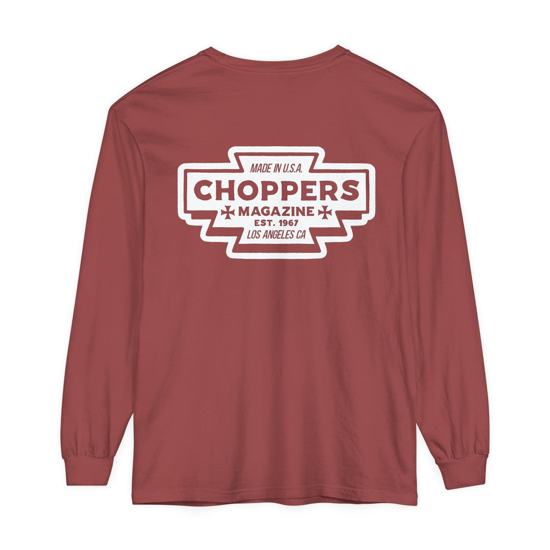 Choppers Wigwam Garment-Dyed Long Sleeve T-Shirt