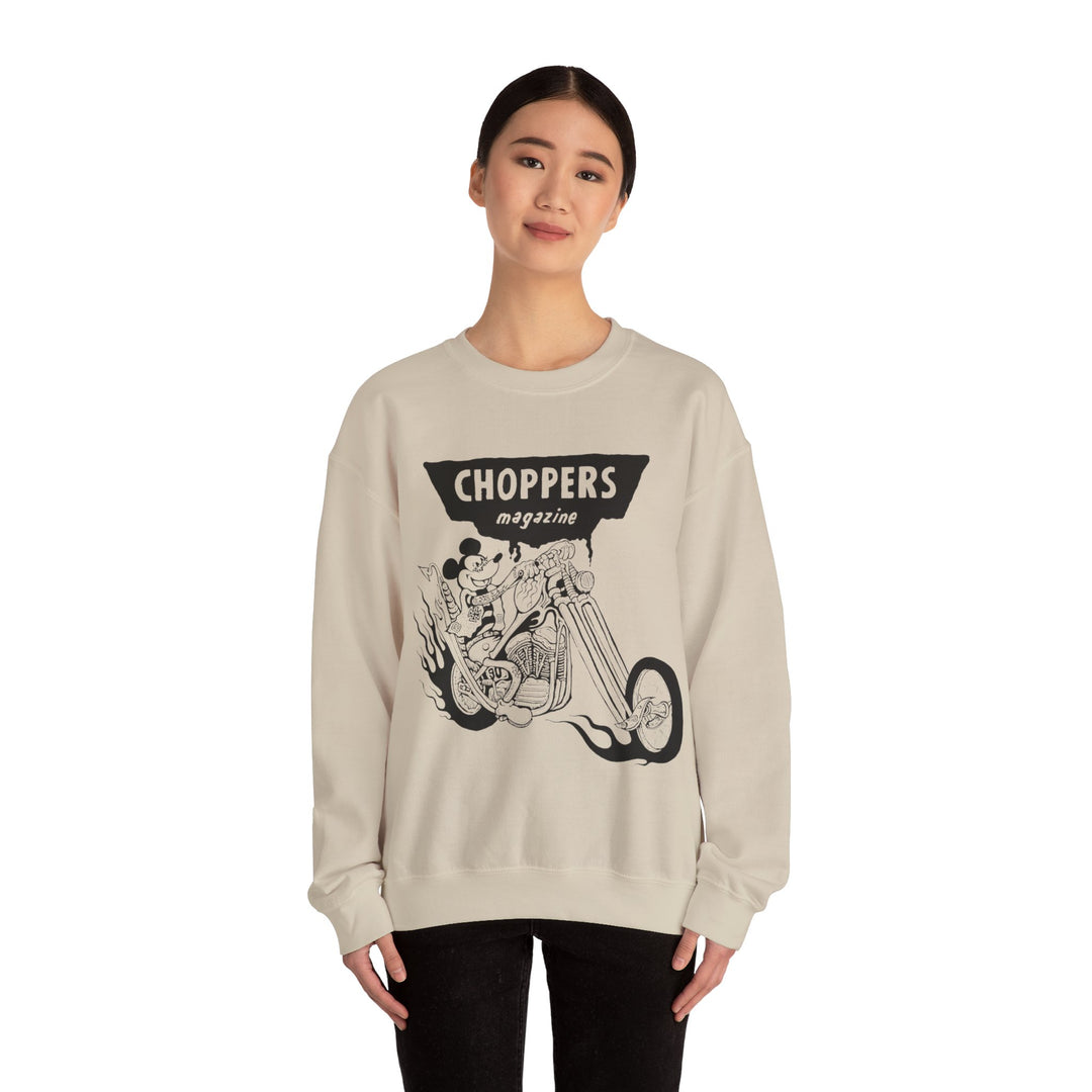 Chopper Mouse Crewneck Sweatshirt