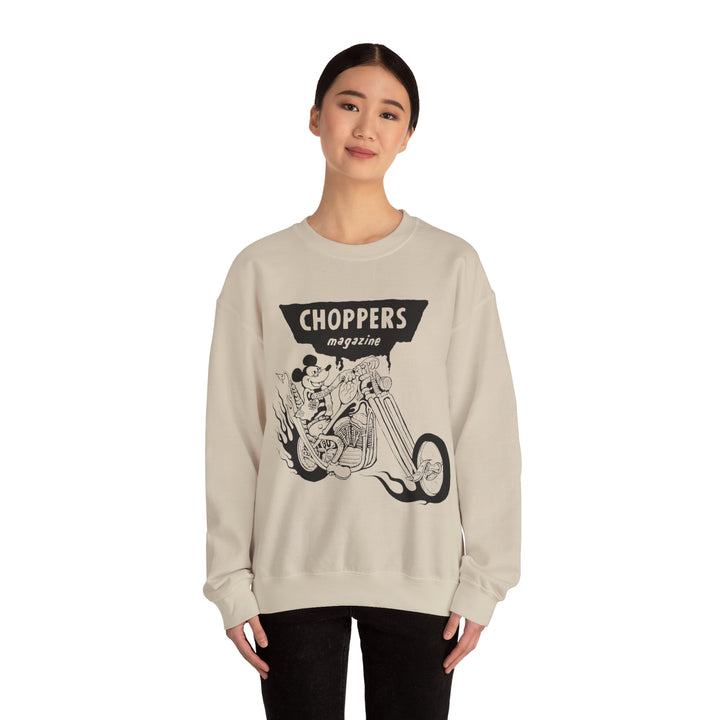 Chopper Mouse Crewneck Sweatshirt