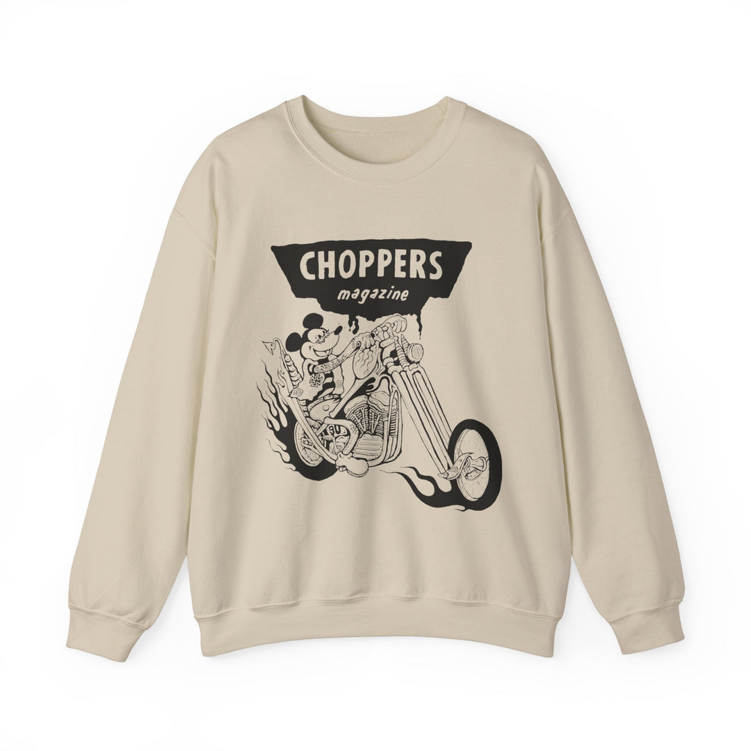 Chopper Mouse Crewneck Sweatshirt