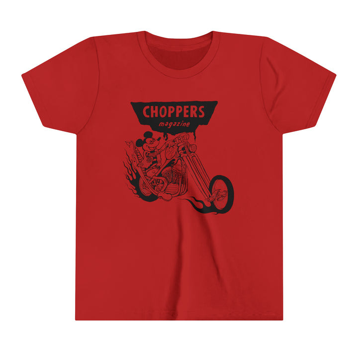 Chopper Mouse Youth Short Sleeve Tee