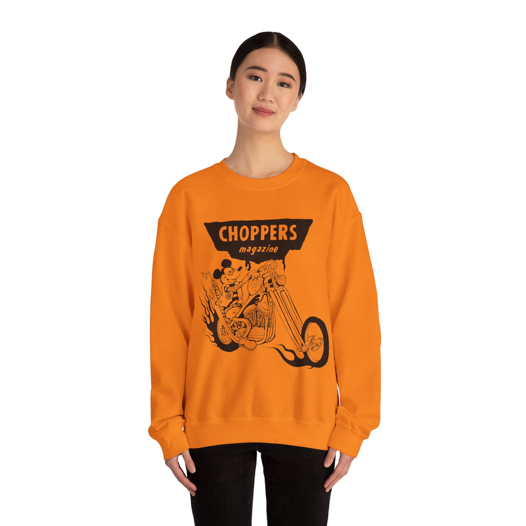 Chopper Mouse Crewneck Sweatshirt