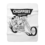 Chopper Mouse Sherpa Fleece Blanket