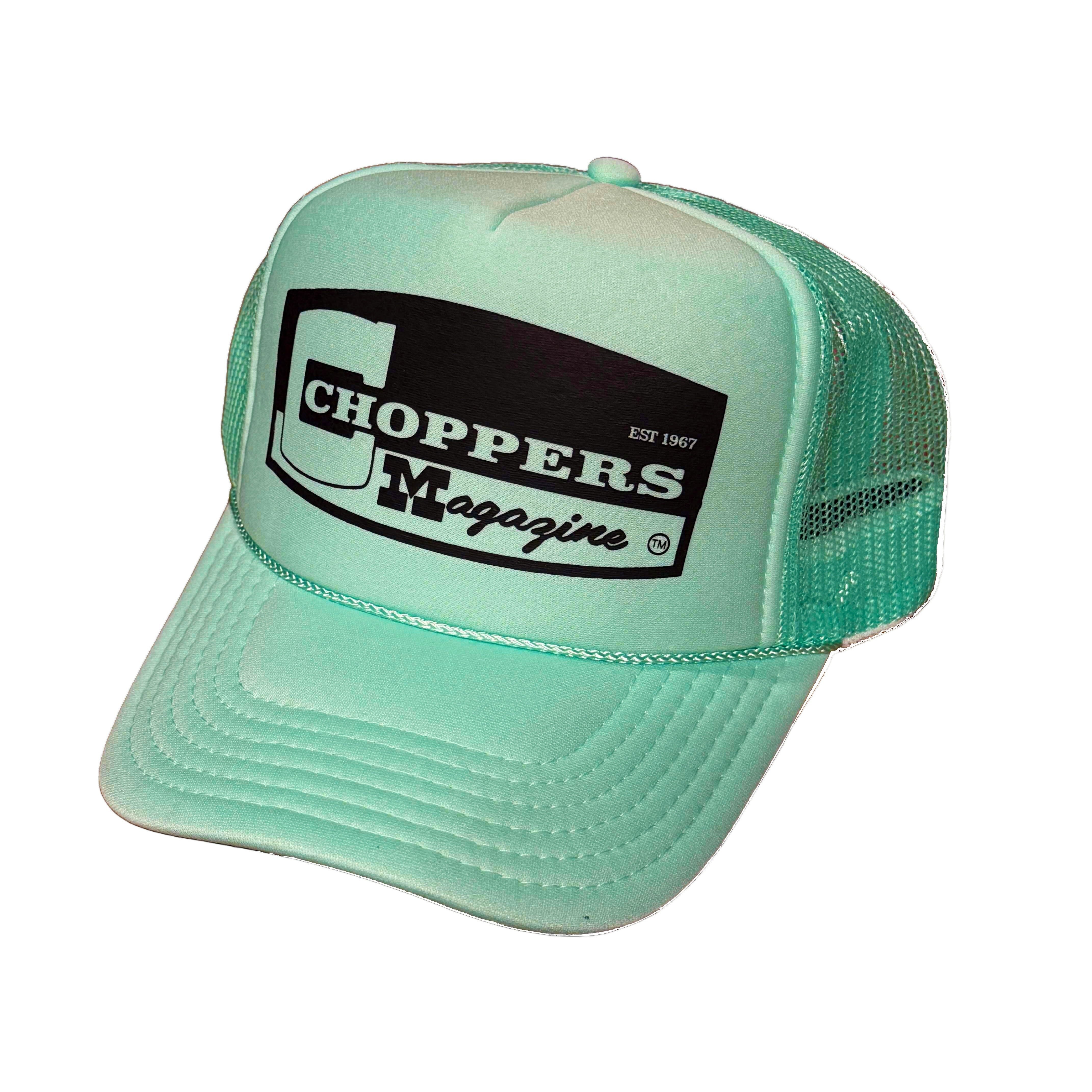 Choppers Magazine | Choppers Badge Yellow Trucker Hat