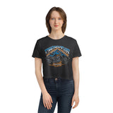 Where Eagles Dare Flowy Cropped Tee