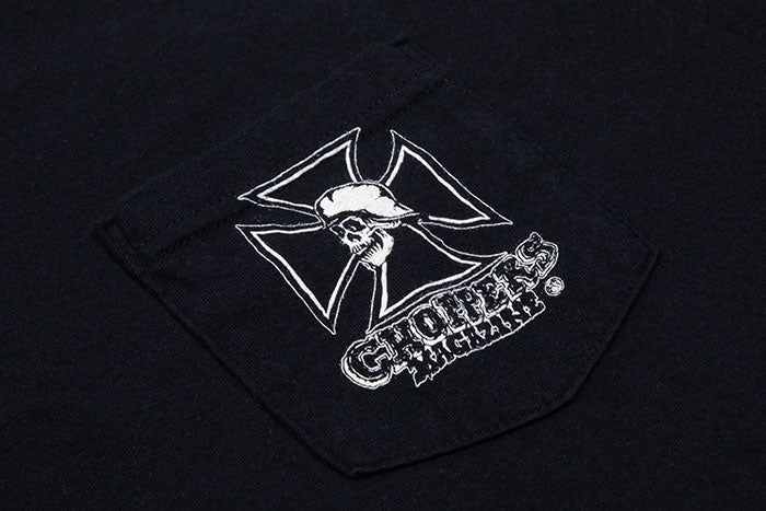 Maltese Skull Black Pocket T