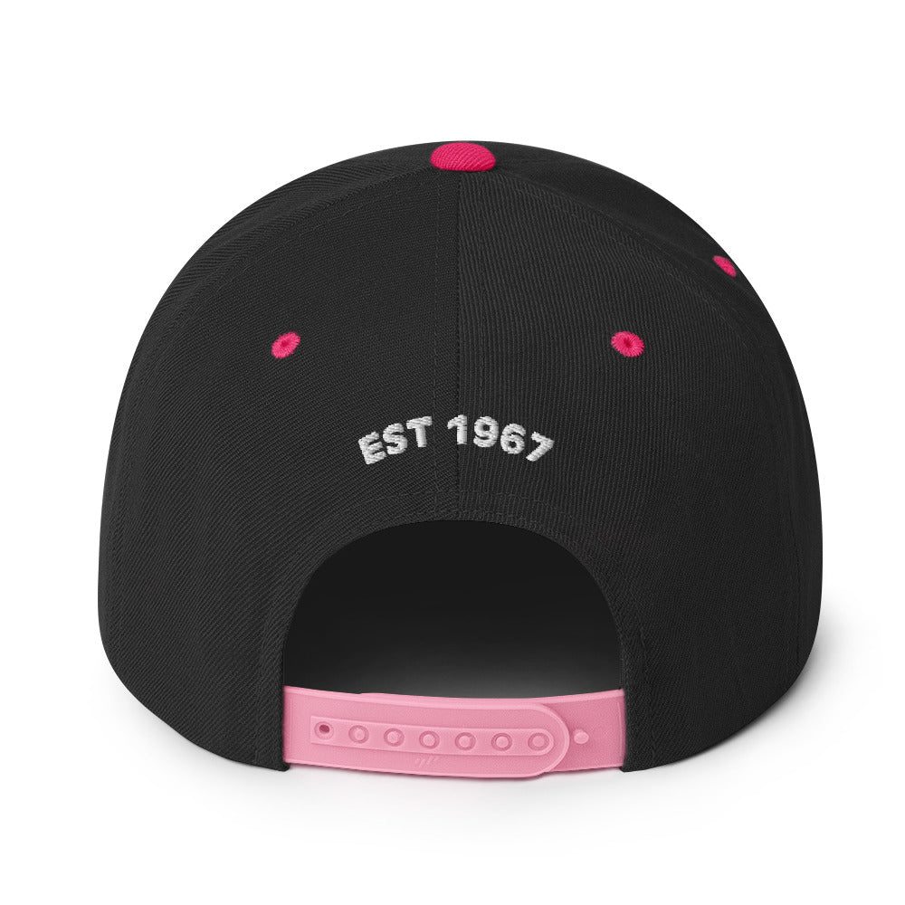 Embroidered 67 Logo Snapback Hat