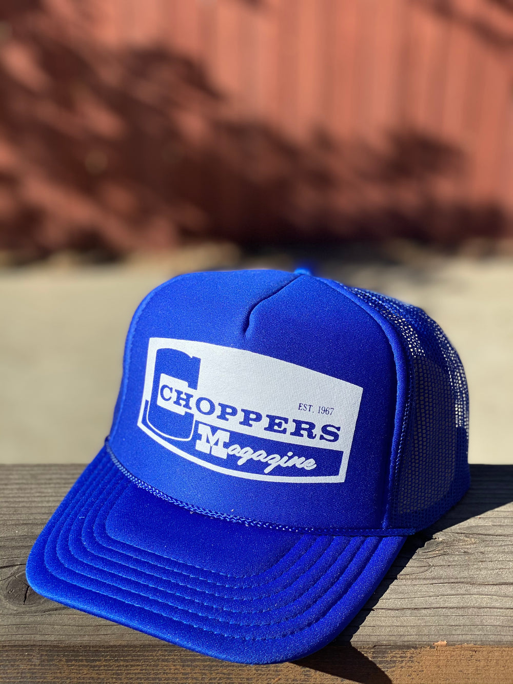 Choppers Magazine Choppers Badge Yellow Trucker Hat