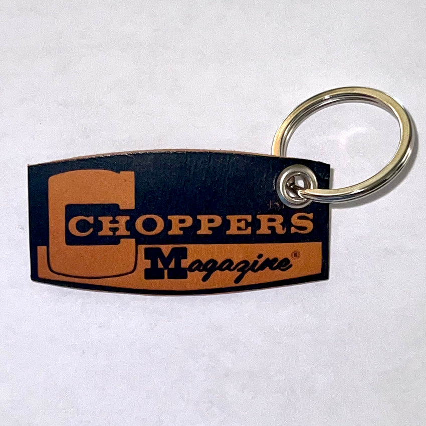 Red’s Leather Choppers Badge Keychain