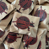 Red’s Leather Choppers Badge Keychain